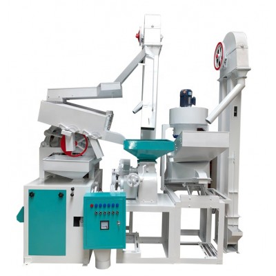 Small model commercial auto rice milling machine